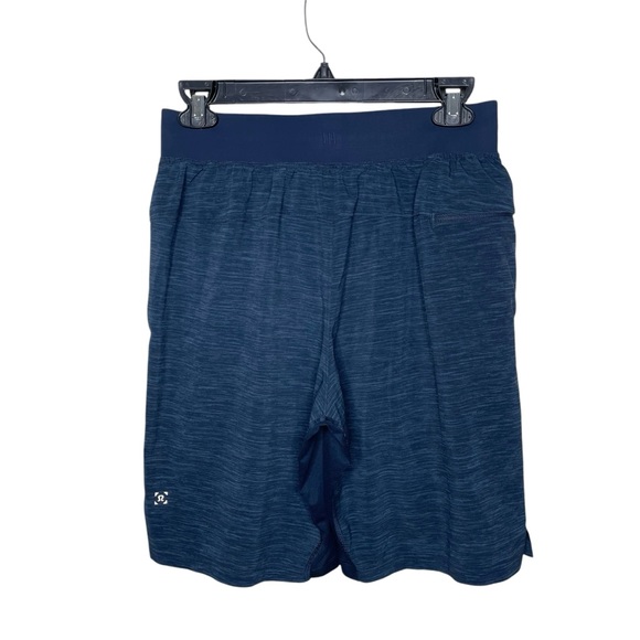 lululemon Men’s T.H.E. Short Linerless 9” Heather Iron Blue True Navy - Picture 6 of 16